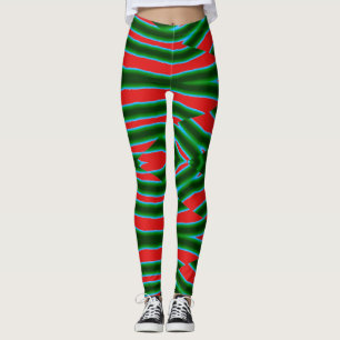 Eine elegante mehrfarbige "Ratti_Creative_Arts" Le Leggings