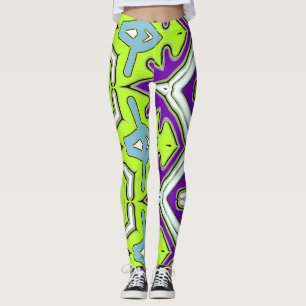 Eine elegante mehrfarbige "Ratti_Creative_Arts" Leggings