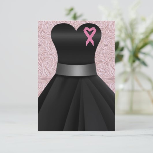 Eine elegante rosa Multifunktionsleiste - SRF Einladung (Stehend Vorderseite)