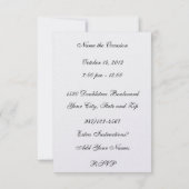 Eine elegante rosa Multifunktionsleiste - SRF Einladung (Rückseite)