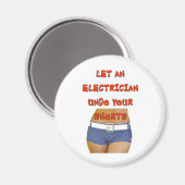 EINE ELEKTRIZISCHE UNDO gelassen Magnet (Vorderseite/Rückseite)
