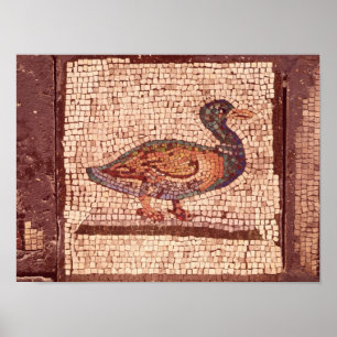 Eine Ente, Detail von Orpheus, der die Tiere Poster