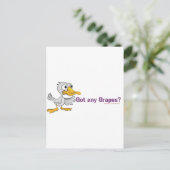 Eine Ente geht in eine Bar... Postkarte (Stehend Vorderseite)