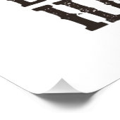 Eine Ente in Cowboy-Kleidung Poster (Ecke)