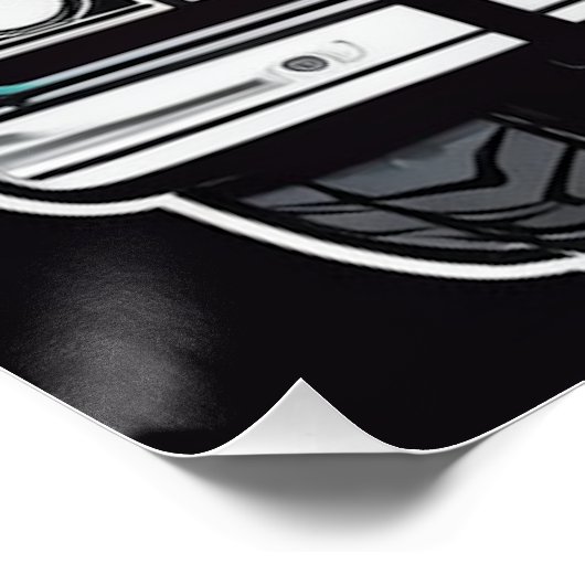 Eine Ente in einem LKW-Poster Poster (Ecke)