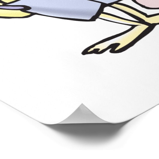 eine Ente scheuen Poster (Ecke)