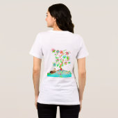 Eine Ente und ein Baum Tri-Blend Shirt (Rückseite voll)