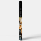 Eine erbitterte Kriegerin steht mit einem majestät Case-Mate iPhone Hülle (Rückseite / Links)