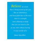 Eine Erbschaft der Grußkarte für Lieben (Vorne)