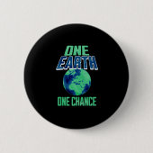 Eine Erde Button (Vorderseite)