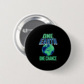 Eine Erde Button (Vorne & Hinten)