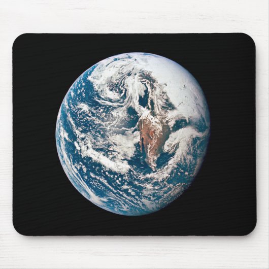 Eine Erde, die aus der Apollo 10 Raumsonde stammt. Mousepad (Vorne)