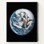 Eine Erde, die aus der Apollo 10 Raumsonde stammt. Notizblock (Rückseite)