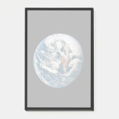 Eine Erde, die aus der Apollo 10 Raumsonde stammt. Post-it Klebezettel (Vorderseite)