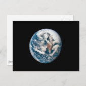 Eine Erde, die aus der Apollo 10 Raumsonde stammt. Postkarte (Vorne/Hinten)