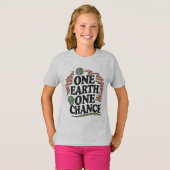 EINE ERDE, EINE CHANCE | Unglaublich witzig Gesche T-Shirt (Vorne ganz)