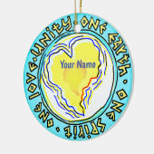 Eine Erde Keramik Ornament (Links)