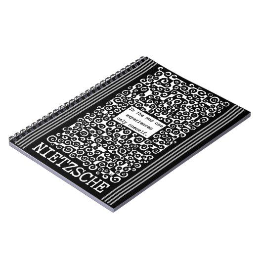 Eine ERFAHRUNG nur sich selbst Zitat von Nietzsche Notizblock (Linke Seite)