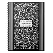 Eine ERFAHRUNG nur sich selbst Zitat von Nietzsche Notizblock (Vorderseite)