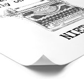 Eine ERFAHRUNG nur sich selbst Zitat von Nietzsche Poster (Ecke)