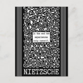 Eine ERFAHRUNG nur sich selbst Zitat von Nietzsche Postkarte (Vorderseite)