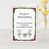 Eine erfolgreiche Heirat ist… Karte (Gelbe Blume)