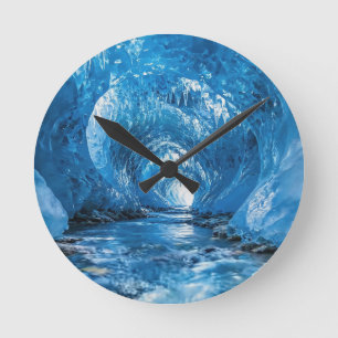 Eine erfrischende Melodie 012 Runde Wanduhr