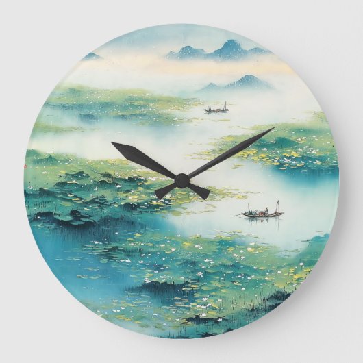Eine erfrischende Melodie 013 Große Wanduhr (Vorderseite)