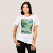 Eine erfrischende Melodie 017 Tri-Blend Shirt (Vorderseite voll)
