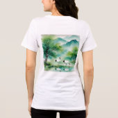 Eine erfrischende Melodie 017 Tri-Blend Shirt (Rückseite)