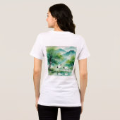 Eine erfrischende Melodie 017 Tri-Blend Shirt (Rückseite voll)