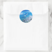 Eine erfrischende Melodie 019 Runder Aufkleber (Tasche)