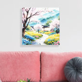 Eine erfrischende Melodie 022 Leinwanddruck (Insitu (Wohnzimmer))