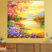 Eine erfrischende Melodie 035 Leinwanddruck (Insitu (Wohnzimmer))