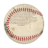 Eine Erhebung über den Champlain-See Baseball (Vorderseite Links)