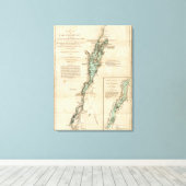 Eine Erhebung über den Champlain-See Leinwanddruck (Insitu (Holzboden))