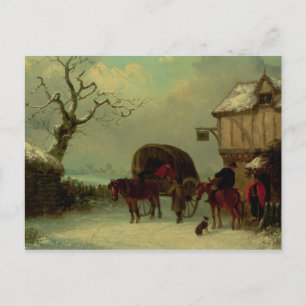 Eine Erholung am Abend - Im Hotel bleiben Postkarte