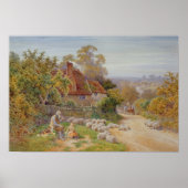 Eine Erholung am Weg Poster (Vorne)