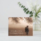 Eine Erinnerung für eine gesunde tierärztliche Pfe Postkarte (Stehend Vorderseite)