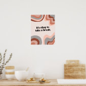 Eine Erinnerung: Kostenloses Break Quote zum Herun Poster (Küche)