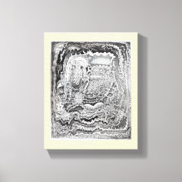 Eine Erinnerung vom alten Gehirn Leinwanddruck