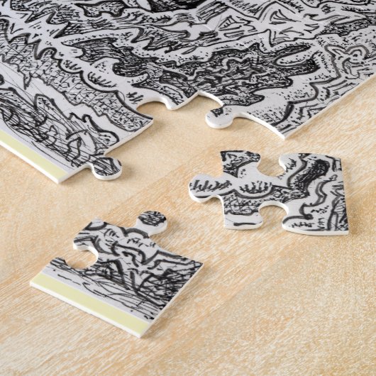 Eine Erinnerung vom alten Gehirn Puzzle (Seite)