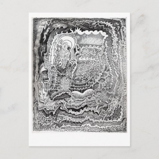 Eine Erinnerung von der alten Hirnpostkarte Postkarte (Vorderseite)