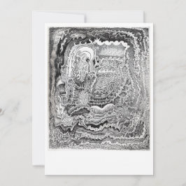 Eine Erinnerung von der Old Brain Flat Card Dankeskarte