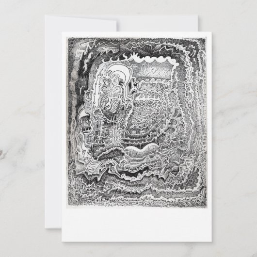 Eine Erinnerung von der Old Brain Flat Card Dankeskarte (Vorderseite)