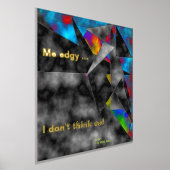 "Eine Erklärung abgeben" Fotomontage Kunst Foliendrucke (Ablage )