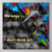 "Eine Erklärung abgeben" Fotomontage Kunst Foliendrucke (Vorderseite)