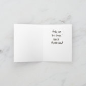 Eine Ermutigungskarte Dankeskarte (Innenseite)