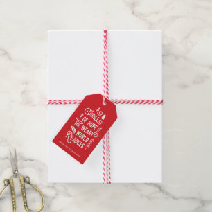 Eine Erregung des Rotes der Hoffnungs- Geschenkanhänger