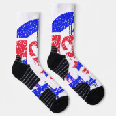 Eine erschütternde Hommage an Vintage Visionen mit Socken (Rechts)